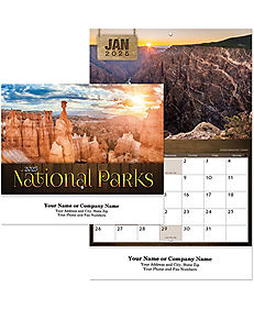 Promotional Wall Calendars: National Parks Stapled Wall Calendar